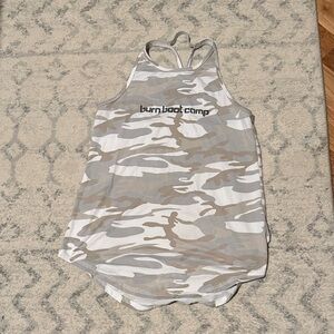 Burn Bootcamp S Gray camo tank